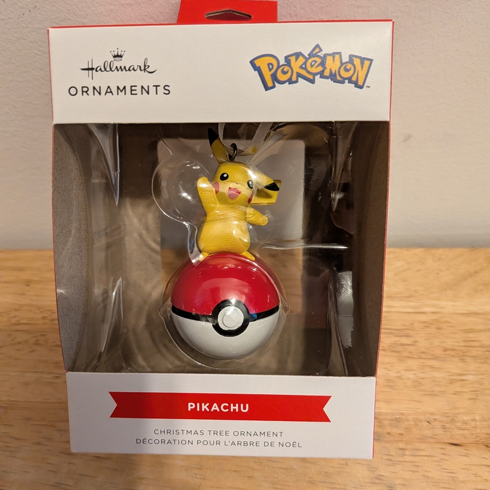 Hallmark Pokémon Pikachu Ornament with Red and Yellow